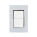 Placa Sanelec venecia con apagador sencillo y escalera