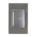 Placa Lucek metal Botón timbre anonizado