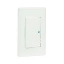 Placa Lucek c/1 apagador sencillo blanco